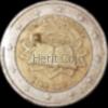 Ireland 2 euro 50th Anniversary - Signing of the Treaty of Rome 2007, samsung-SM-A528B, obverse