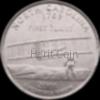 USA 25 cents North Carolina State 2001, InfinixX678B, reverse